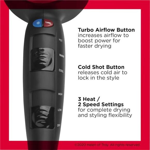 Hair Dryer with Advanced Ionic Technology, Ceramic Coating | Turbo - Picture 3 of 14